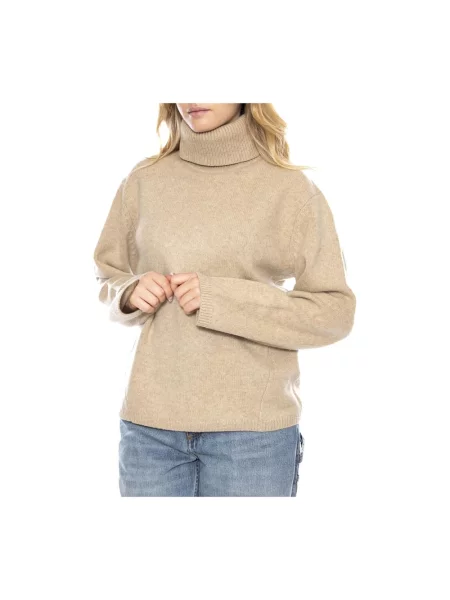 Sweter z golfem Elvine szary