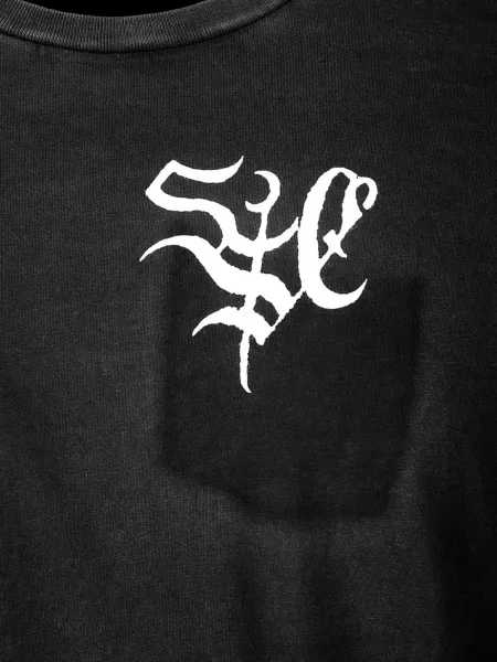 Tricou Stockholm Surfboard Club cu imagine negru