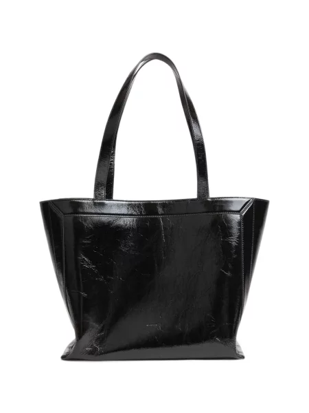 Geantă shopper Wandler din piele negru