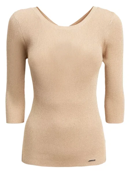 Influencer Pulover / auriu bej