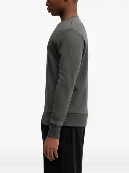 Hanorac Fred Perry cu aplicații verde