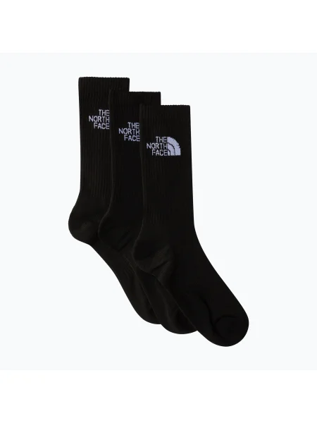 Trekking zokni The North Face Multi Sport Cush Crew Sock 3 darab black Multi Sport Cush Crew Sock 3P fekete