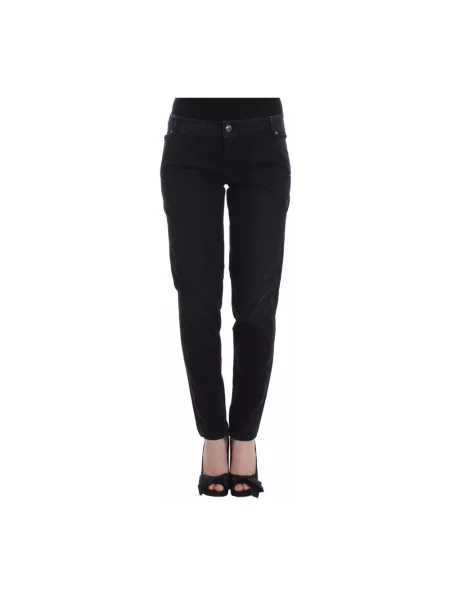 Skinny jeansy skinny Ermanno Scervino czarne