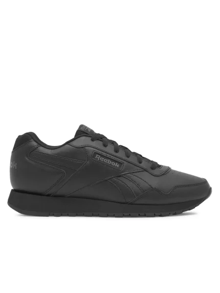 Męskie Skórzane Buty Sportowe Glide czarne