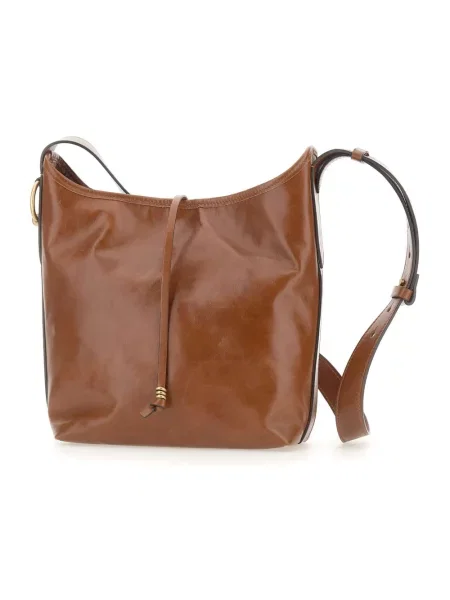 Torebka crossbody Gianni Chiarini skórzana brązowa