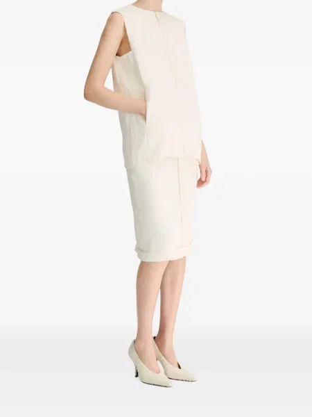 Top Loulou De Saison din satin