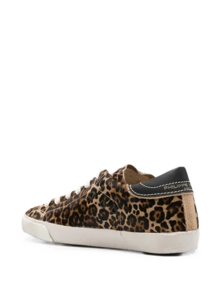 Sneakerși Philippe Model Paris cu imagine cu model leopard