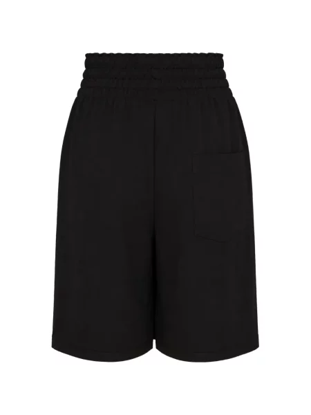 Pantaloni scurți Yohji Yamamoto cu cordon negru