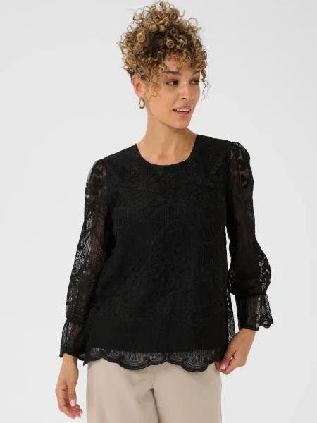 Cream Bluză Sanne' negru