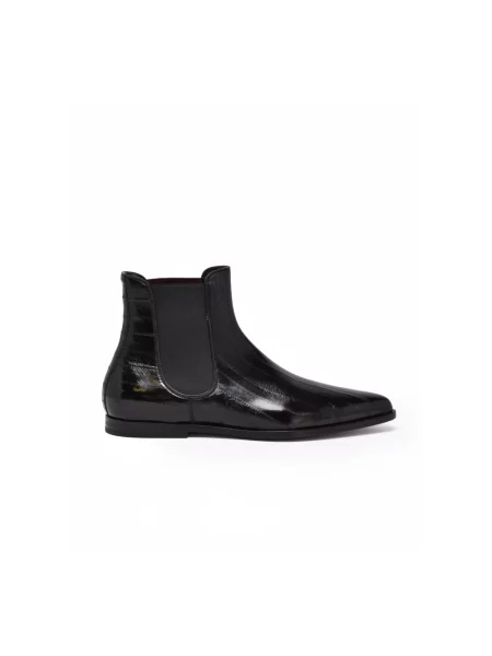 Botki Dolce And Gabbana skórzane czarne