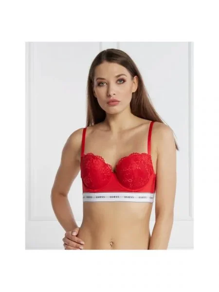 Guess Underwear Csipke melltartó piros