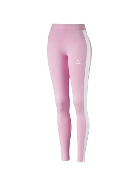 Leggings Puma cu autograf roz