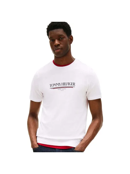 Tricou Tommy Hilfiger alb