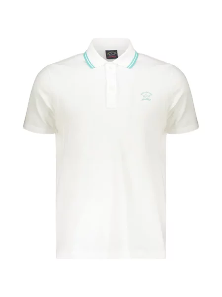 Tricou polo Paul & Shark alb