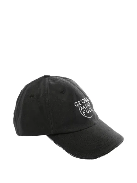 Șapcă Vetements cu broderie negru