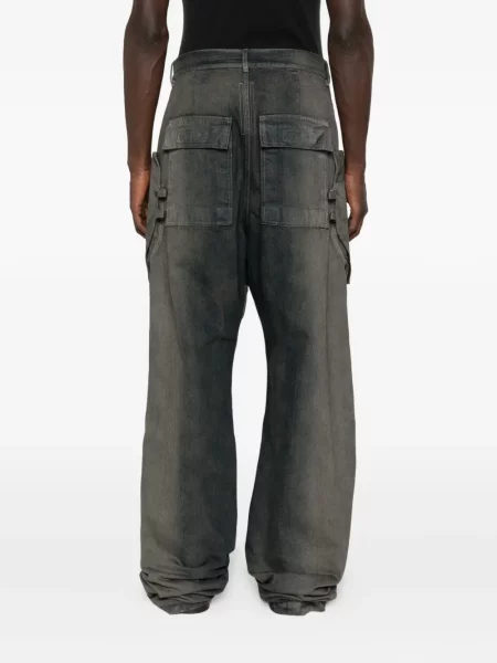 Blugi drepți Rick Owens gri