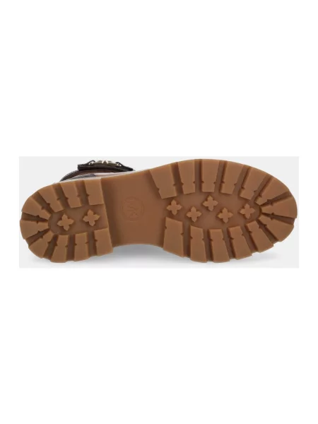 Buty do kostki Michael Kors skórzane brązowe