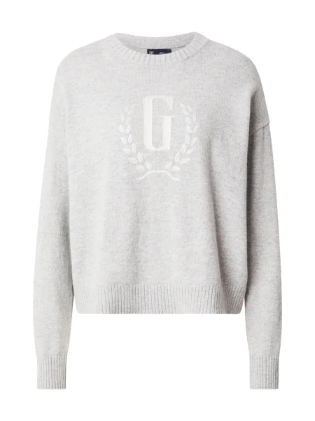 GAP Pulover gri amestecat alb