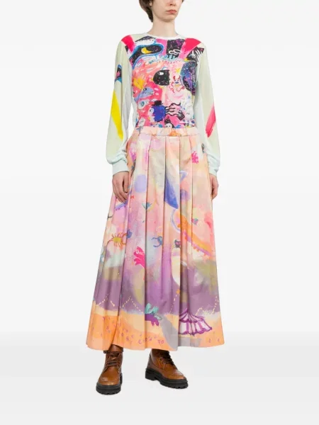 Tricou Tsumori Chisato cu imagine verde
