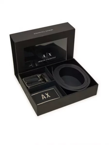 Pásek Armani Exchange černý