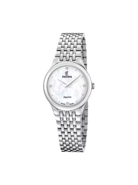FESTINA Analogové hodinky Watch Grace Swiss Made stříbrná