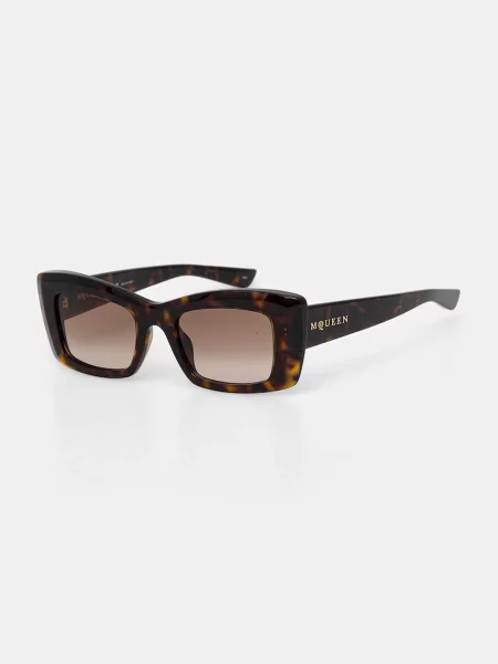 Alexander McQueen ochelari de soare maro