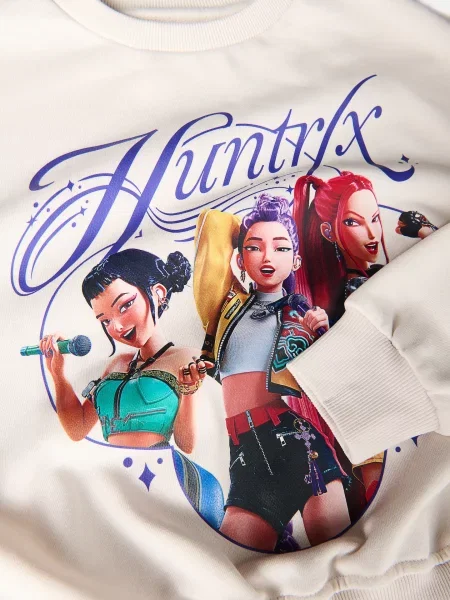 Reserved Світшот Kpop Demon Hunters™ кремовий 