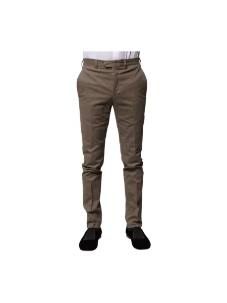 Spodnie Bencivenga brązowe