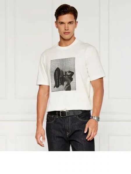 Armani Exchange Tricou alb