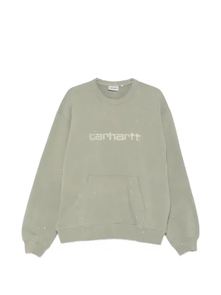 Hanorac Carhartt Wip cu imagine verde