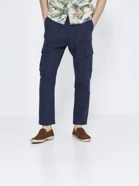 Pantaloni Celio albastru