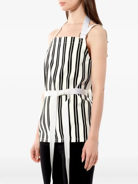Top Balenciaga cu gât halter negru