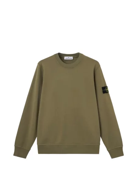 Hanorac Stone Island cu strasuri verde