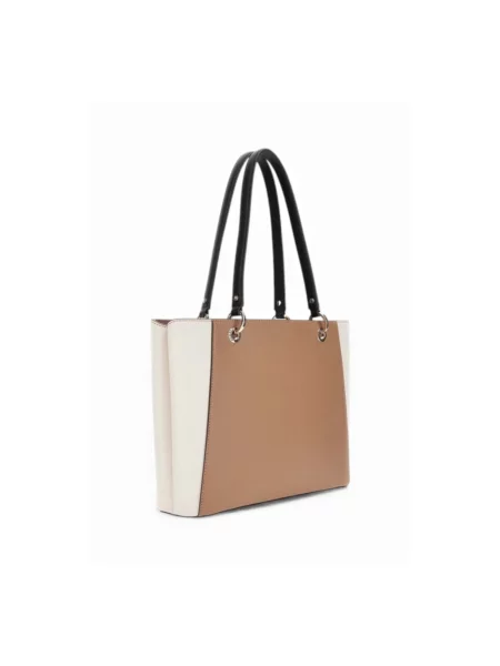 Duża shopperka Guess biała