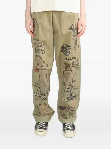 Pantaloni Samuel Zelig cu broderie