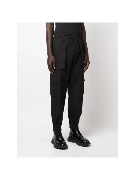 Spodnie cargo Alexander Mcqueen czarne