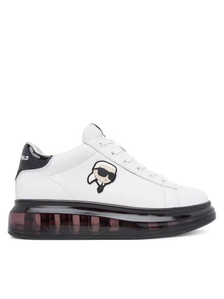 Sneakersy KARL LAGERFELD białe