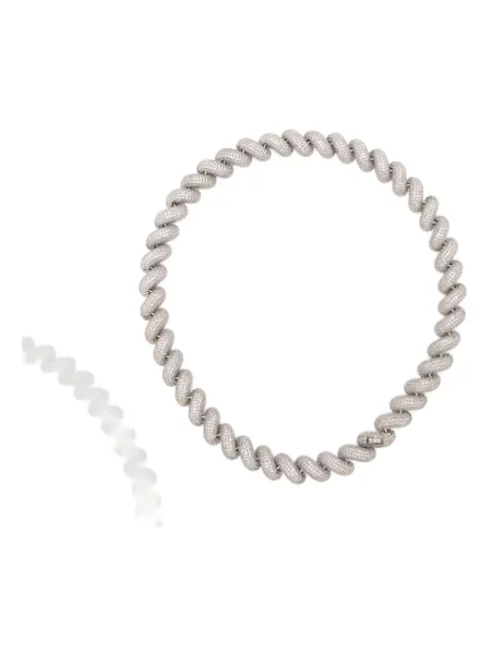 Колие Eddie Borgo сребристо