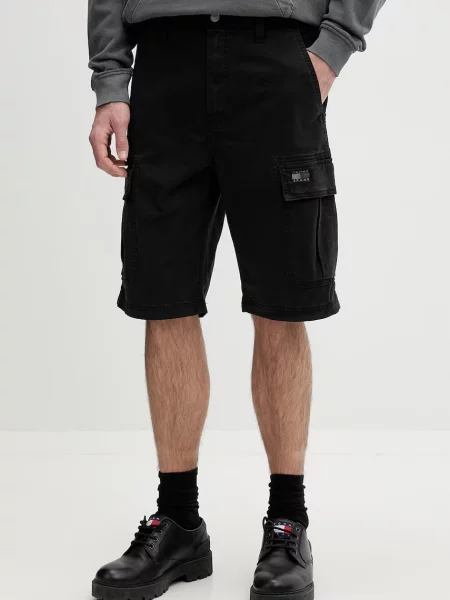 Tommy Jeans cargo kratke hlače črna