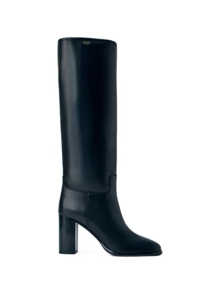 Botine Prada din piele negru