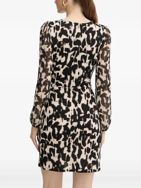 Rochie mini Morgan cu imagine cu imprimeu abstract plic