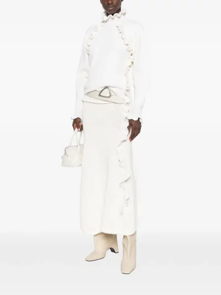 Fodros szvetter Blumarine fehér