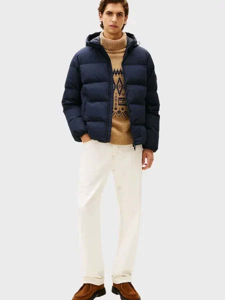 Пуховик Tommy Hilfiger синий