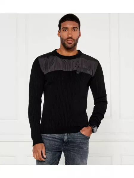 HUGO Pulover Syoked negru