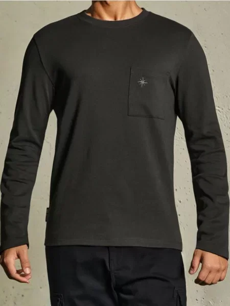 Sinsay Koszulka z długimi rękawami zielony