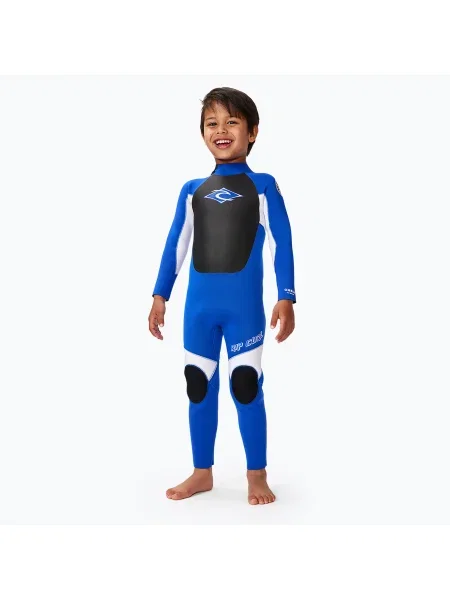 Costum de înot pentru copii Rip Curl Groms Omega Back Zip blue albastru