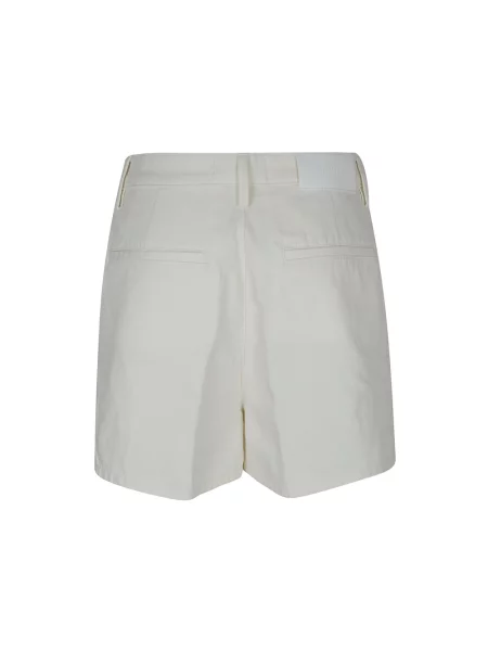 7 For All Mankind Szorty Kobieta Trouser Shorts Linen Ostuni beżowy