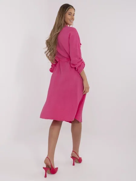Rochie Italy Moda de costum fucsie