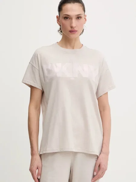 DKNY tričko béžové