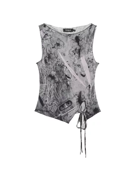 Top Desigual gri